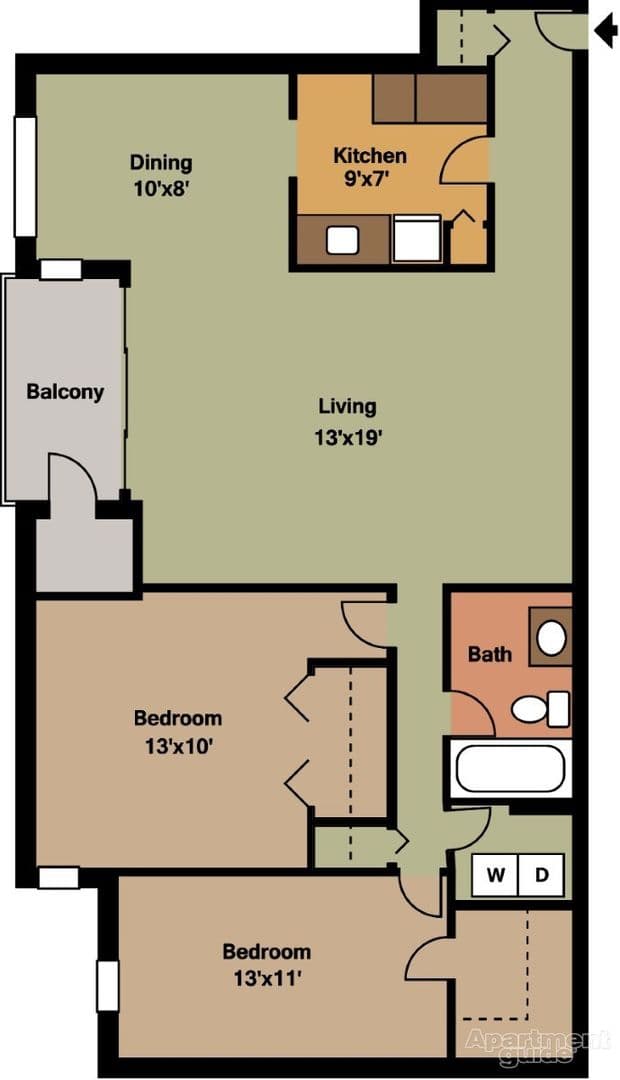 McLean Apartment: 1805 Wilson Lane