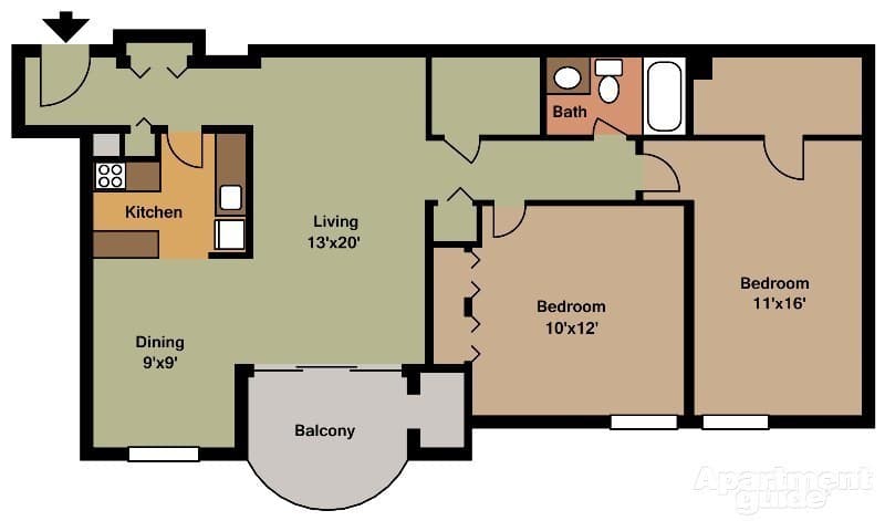 McLean Apartment: 1805 Wilson Lane