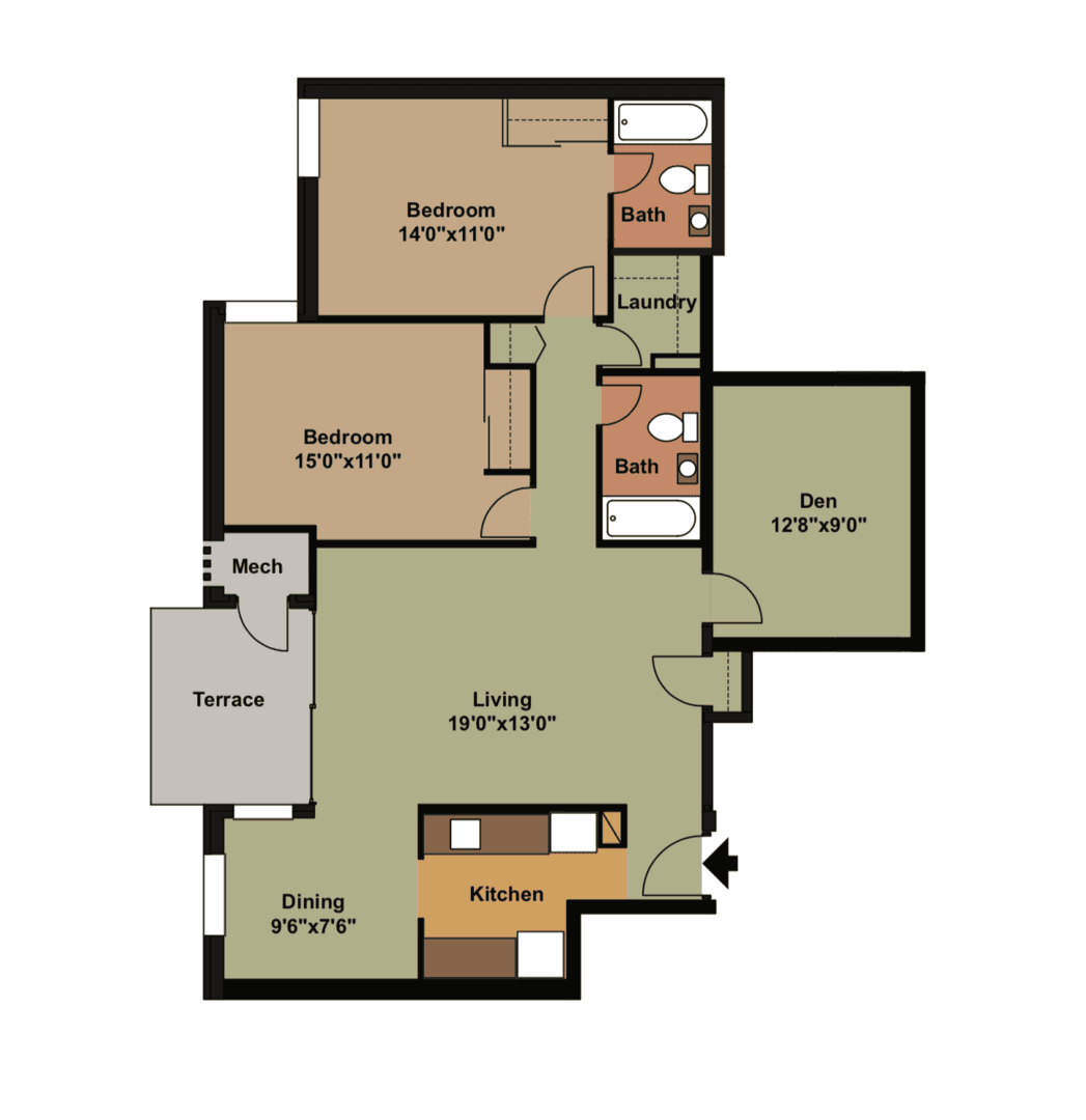 McLean Apartment: 1805 Wilson Lane