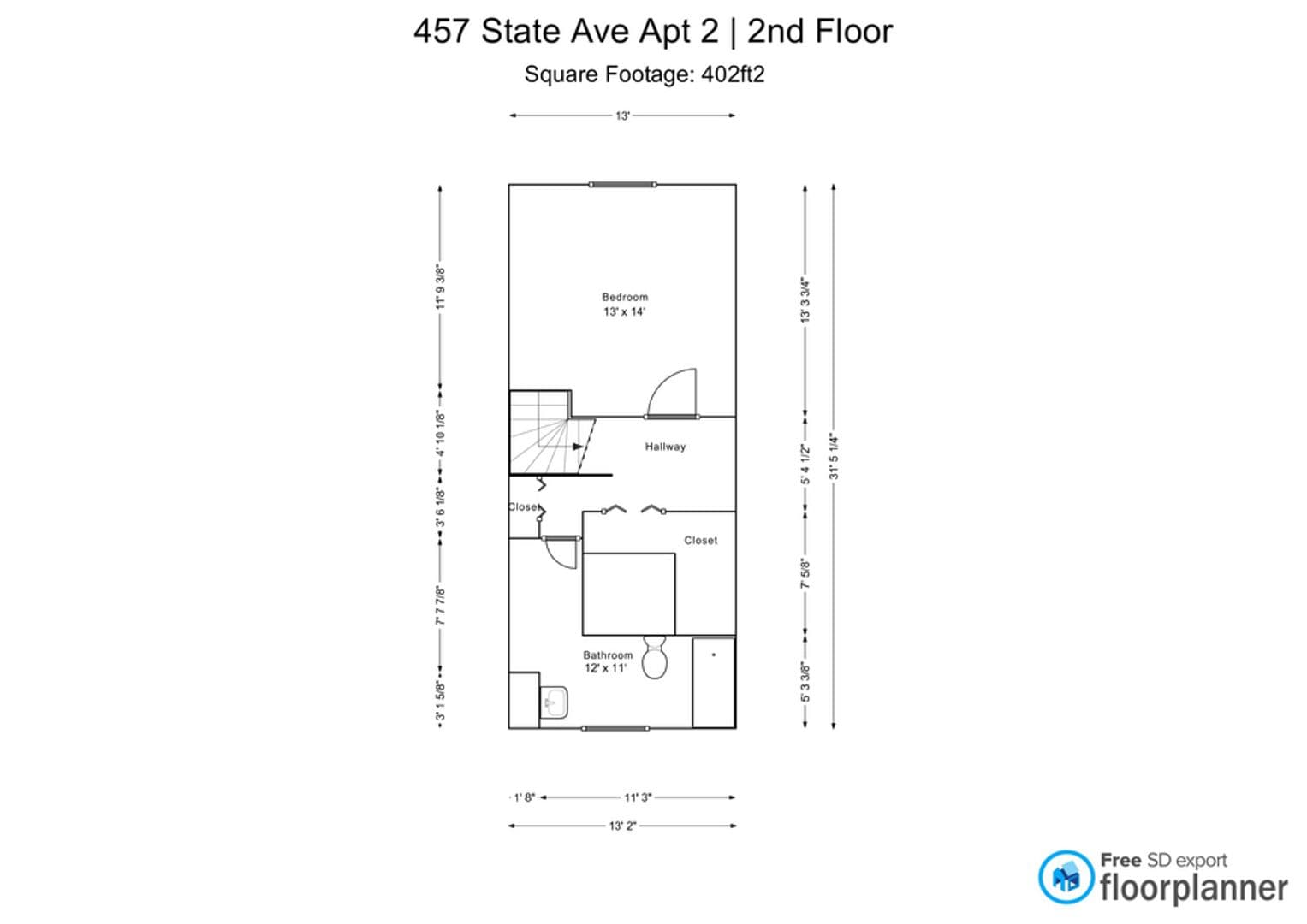 Beaver Apartment: 457 State Avenue