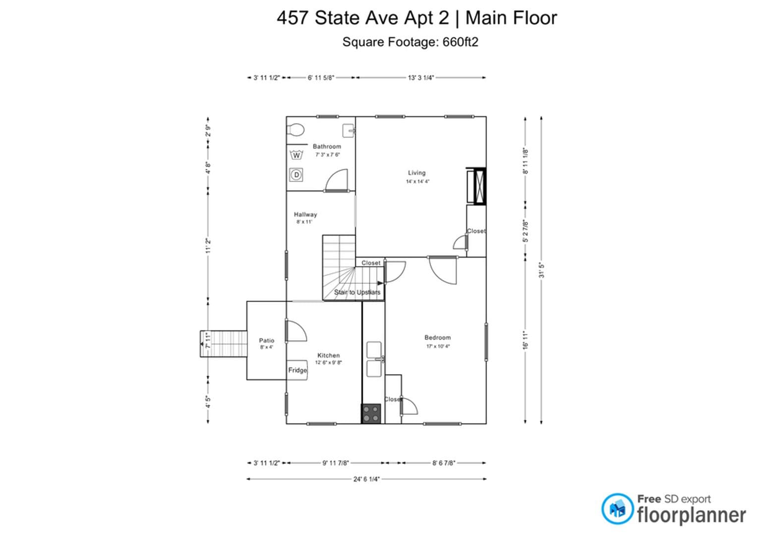 Beaver Apartment: 457 State Avenue