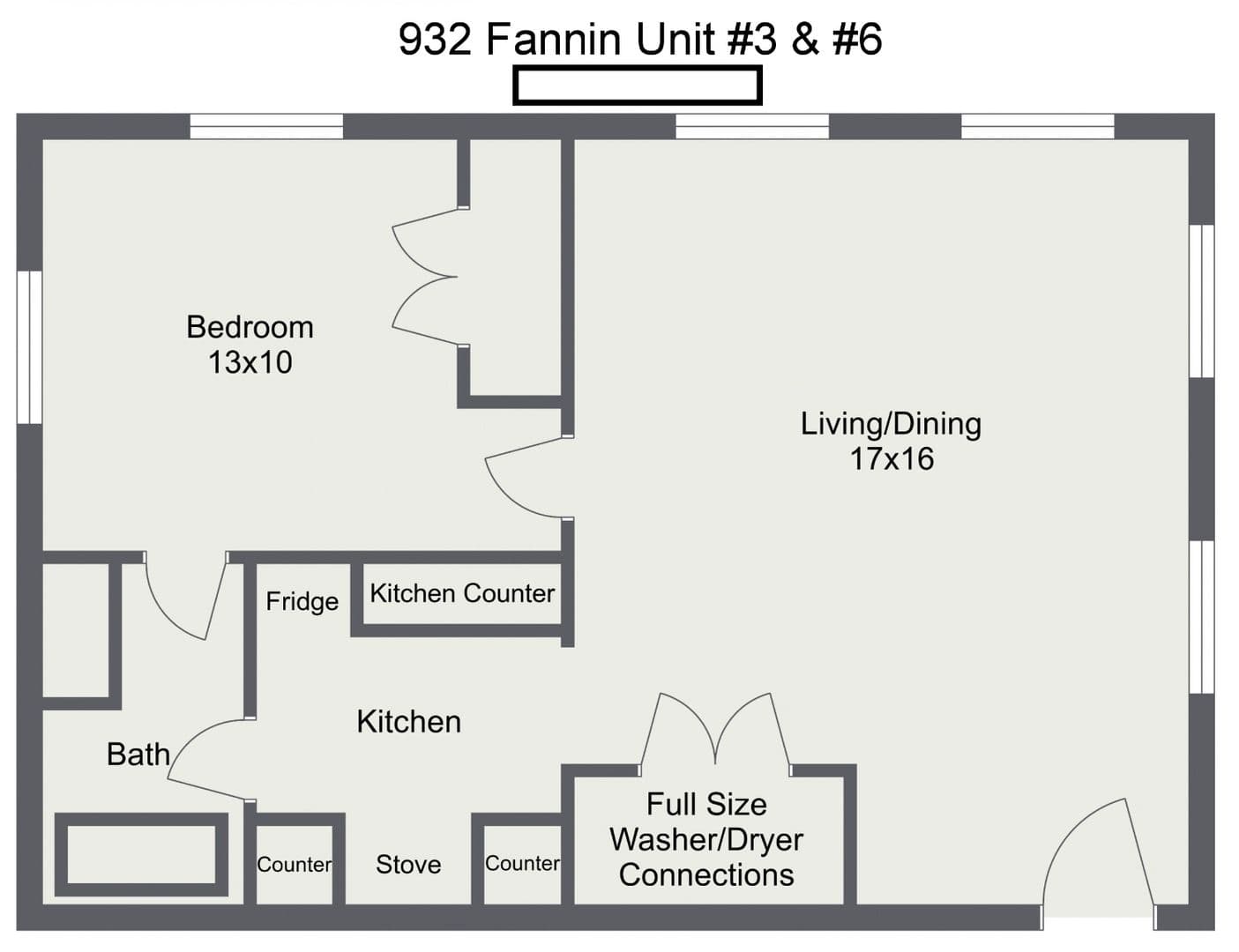 Denton Apartment: 932 Fannin Street