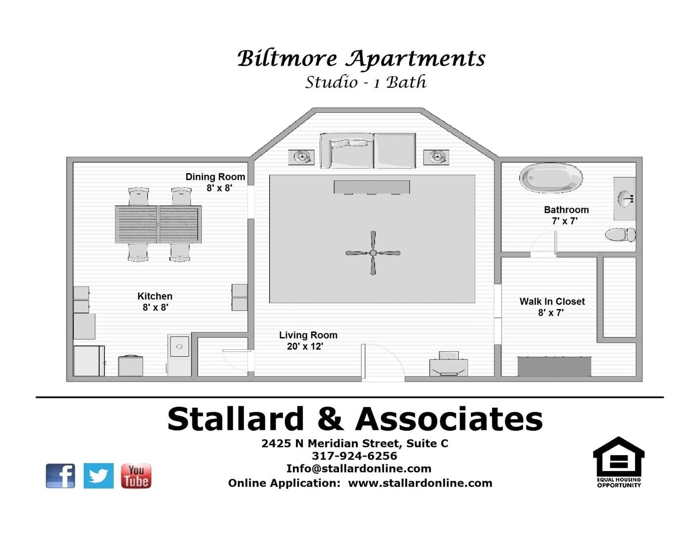 INDIANAPOLIS Apartment: 3540 N MERIDIAN STREET