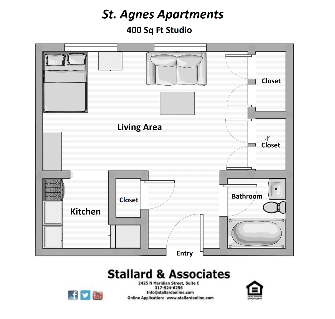 INDIANAPOLIS Apartment: 1350 N MERIDIAN STREET