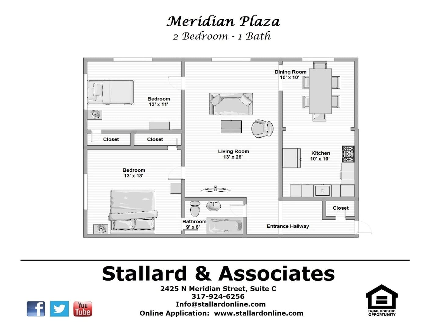 INDIANAPOLIS Apartment: 3726 N MERIDIAN STREET