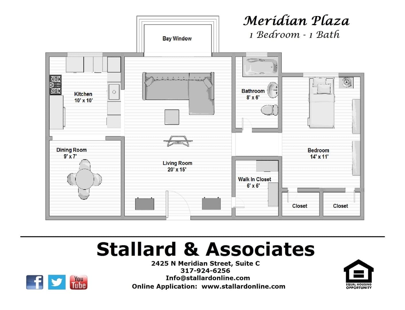 INDIANAPOLIS Apartment: 3726 N MERIDIAN STREET
