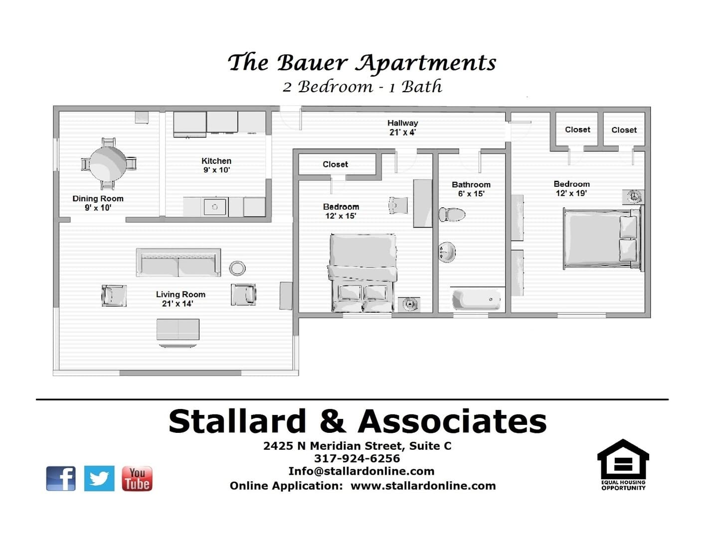 INDIANAPOLIS Apartment: 3720 N. MERIDIAN STREET, BAUER