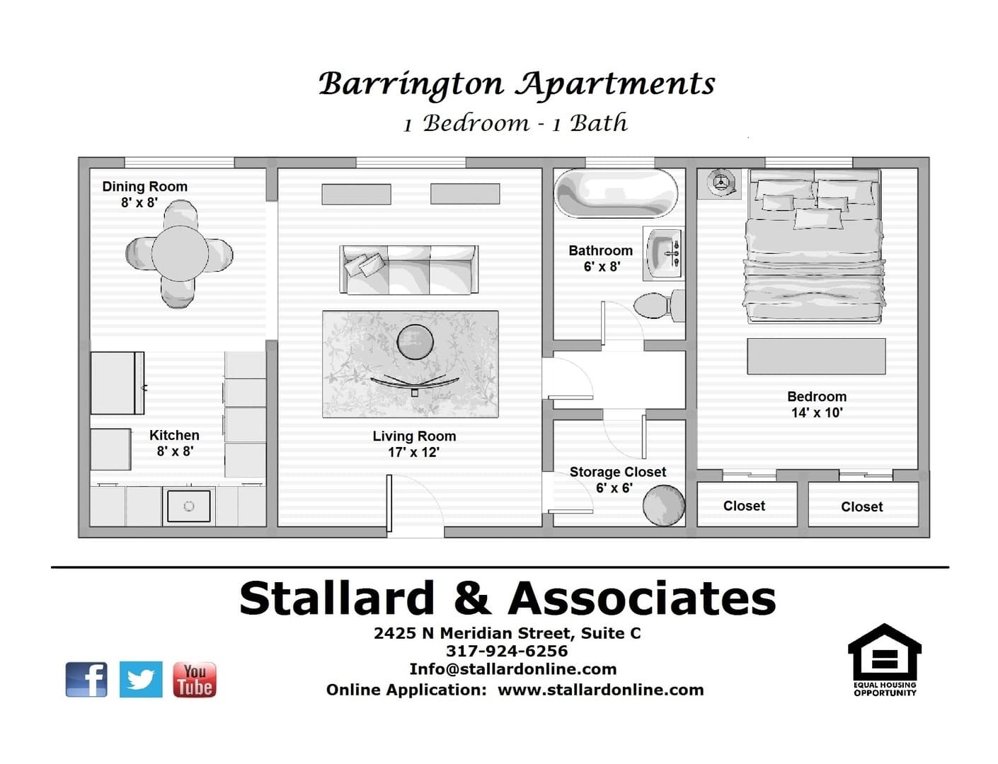 INDIANAPOLIS Apartment: 37 - 57 E 38TH STREET, BARRINGTON APARTMENTS