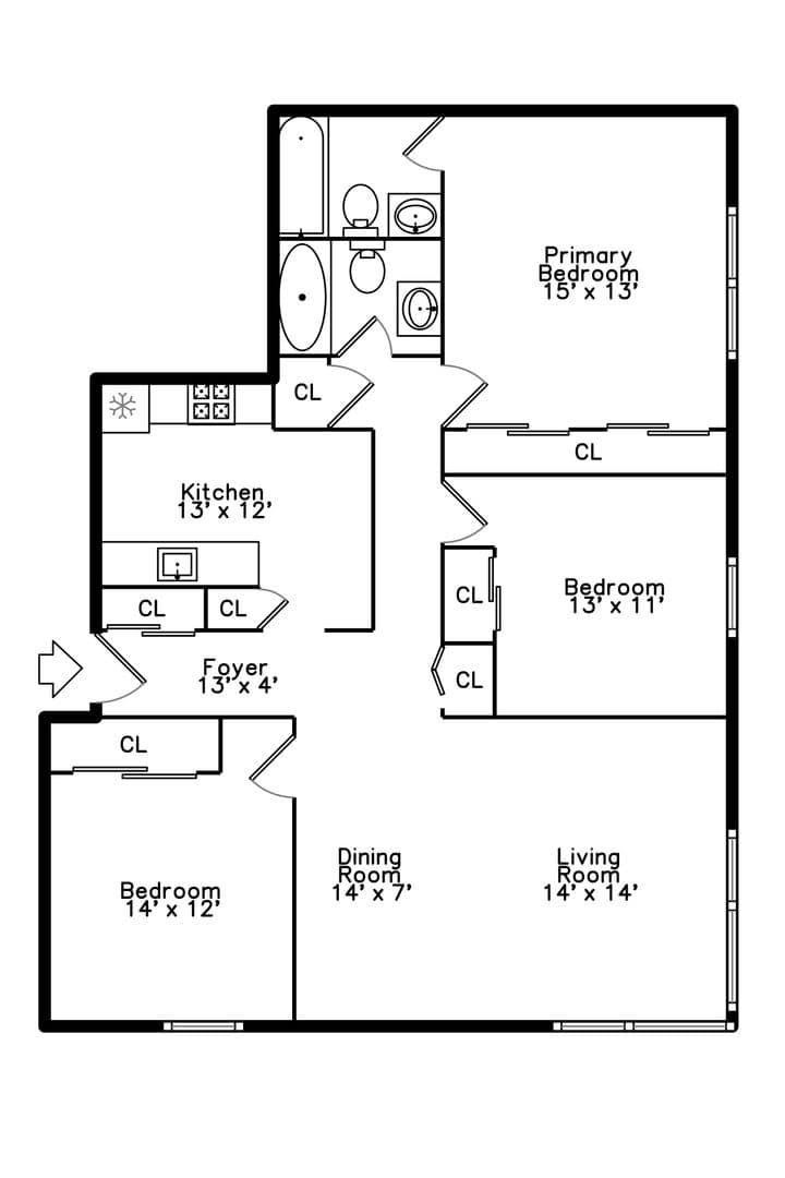 Evanston Apartment: 1100 Church St.