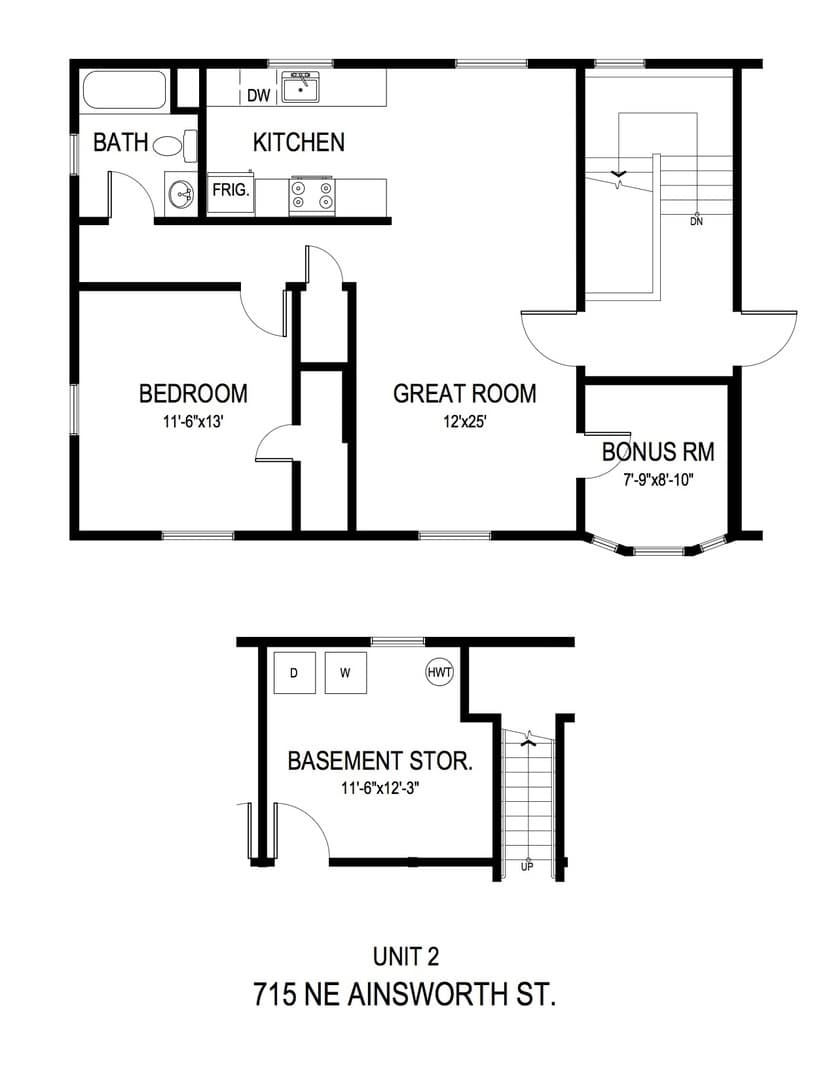Portland Apartment: 715 NE Ainsworth St - 2