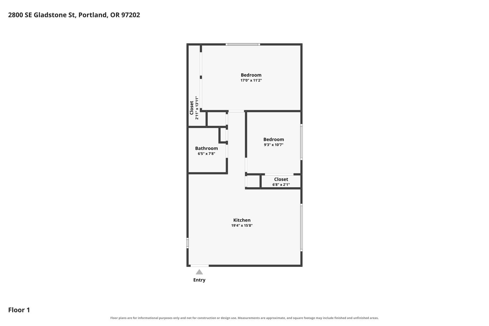 Portland Apartment: 2800 SE Gladstone St