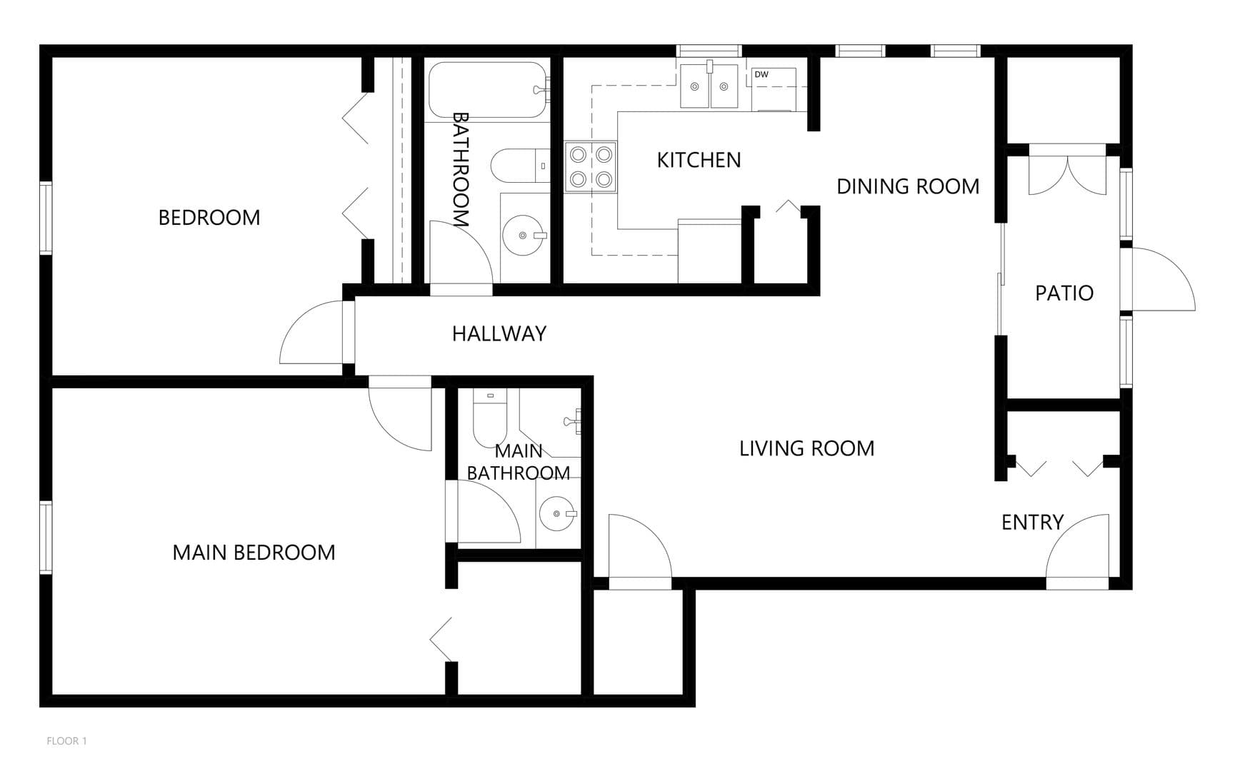 Spring Hill Apartment: 10352-10358 Hemlock St.