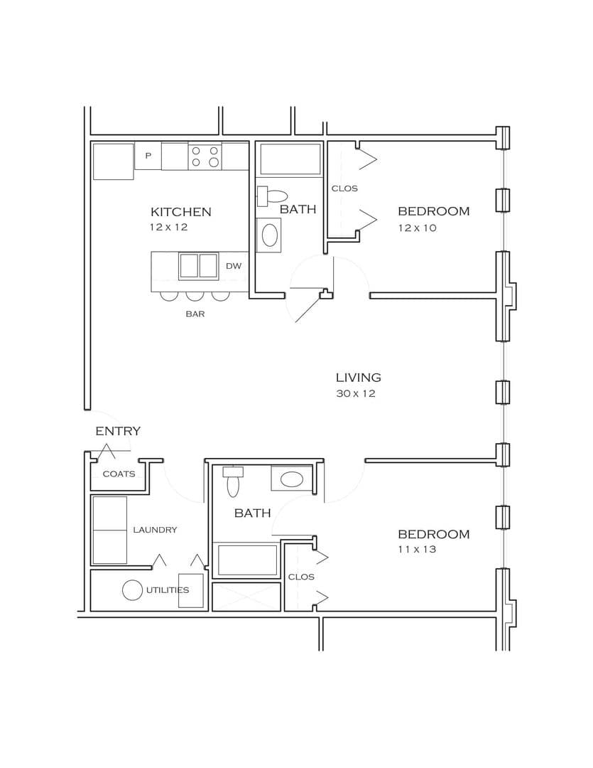 Bloomington Apartment: 701 N. College Ave.