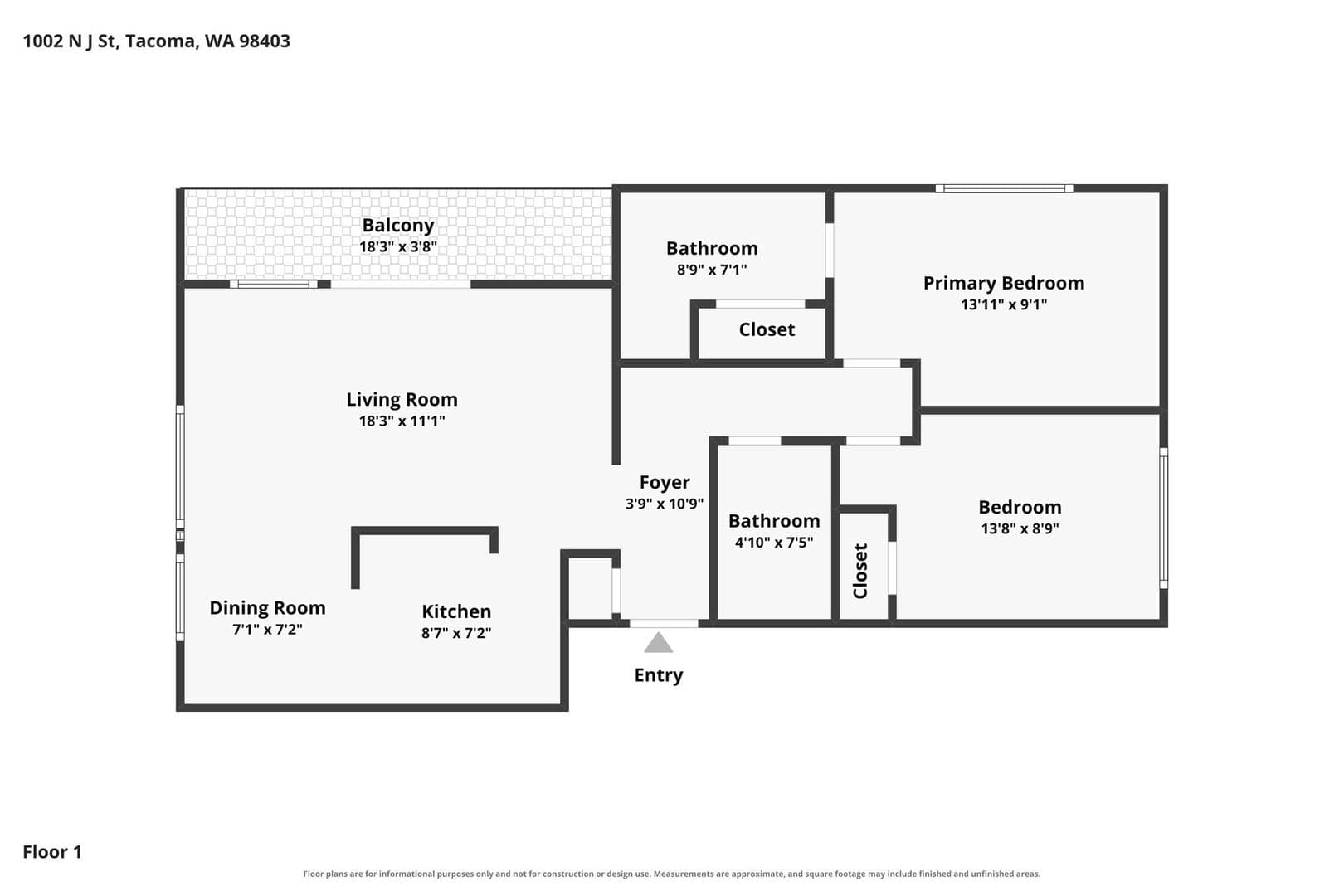 Tacoma Apartment: 1002 N J St - 7