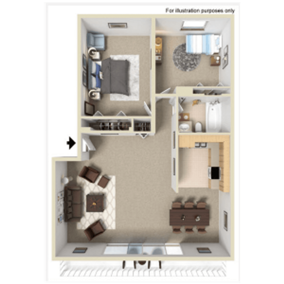 Moon Township Apartment: 1000 Kris Drive