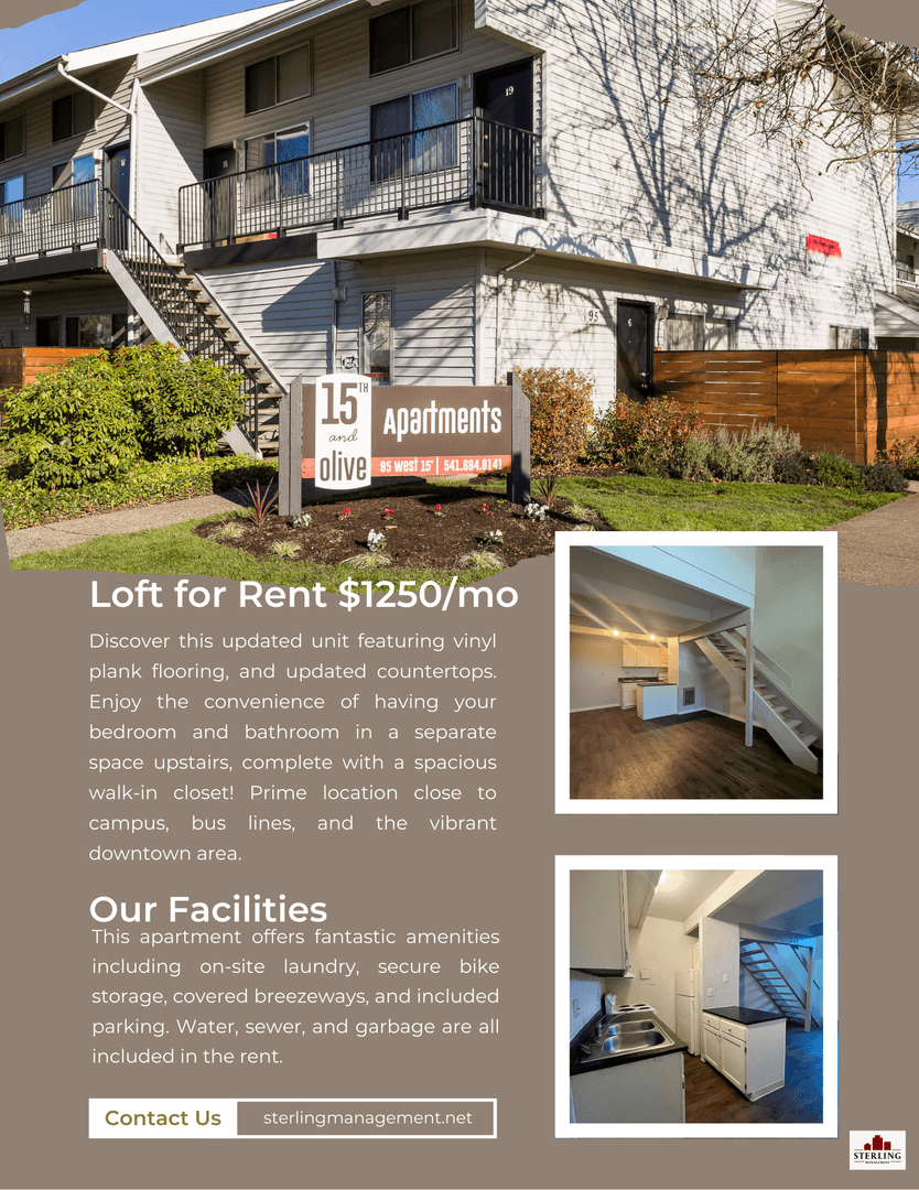 Eugene Apartment: 15th & Olive Apartments