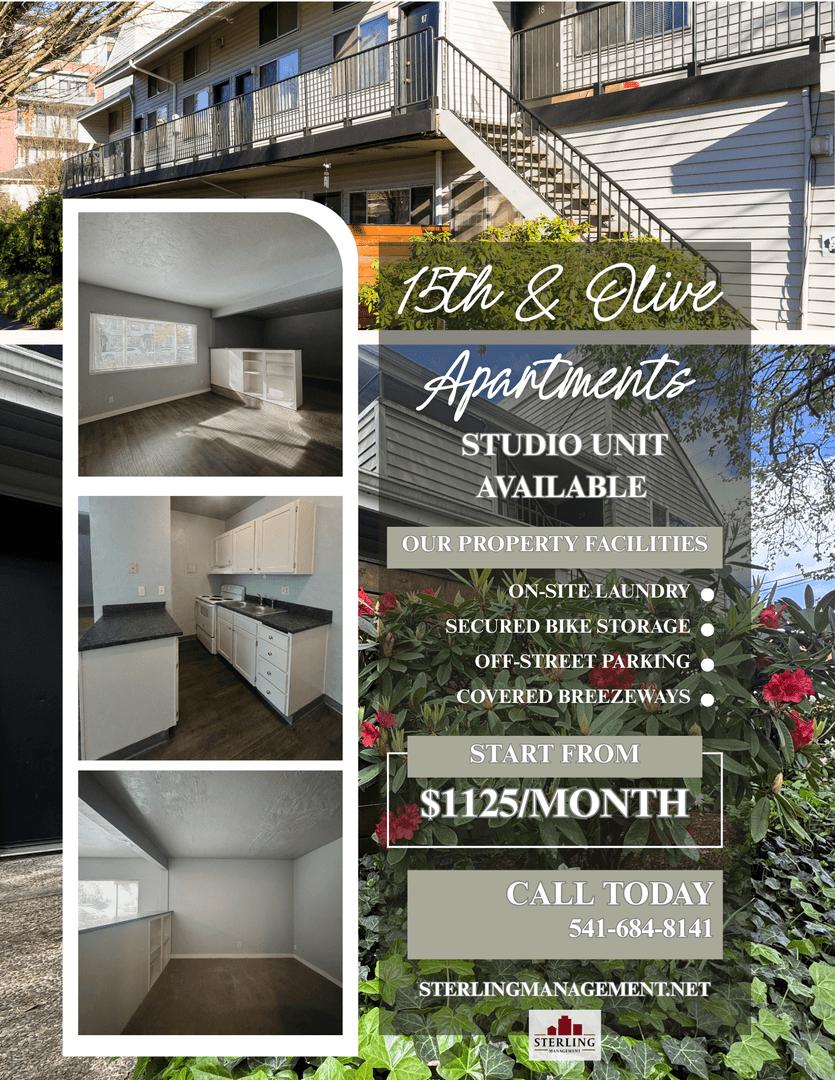 Eugene Apartment: 95 W 15th   #05