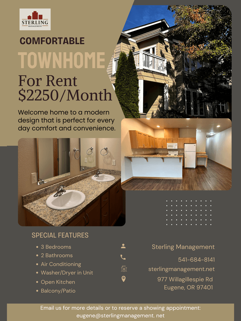 Eugene Apartment: 1972 Oak St