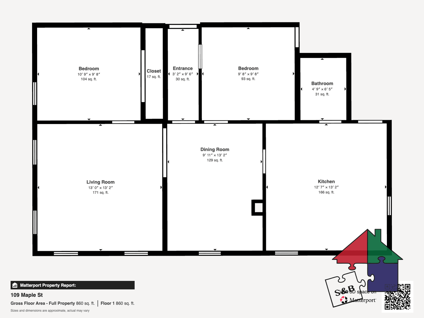 Burlington Apartment: 109 Maple St.