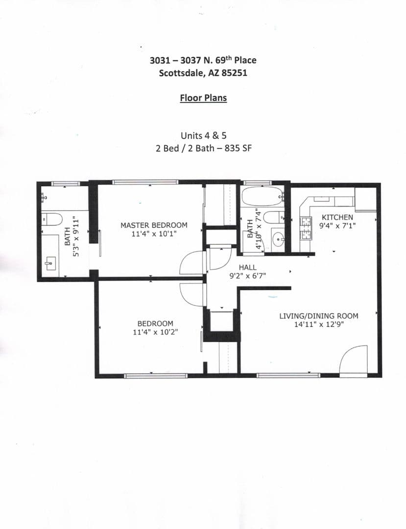 Scottsdale Apartment: 3031 N. 69th Pl. - 04