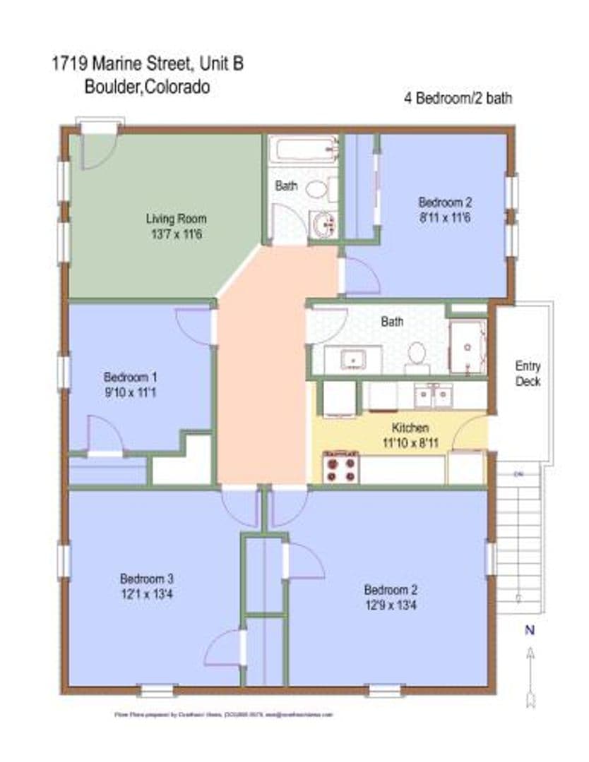 Boulder Apartment: 1719 Marine St.