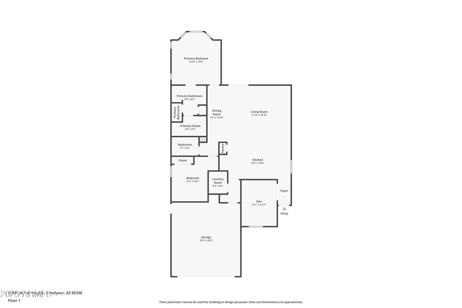 Goodyear House: 17520 W Fairview St