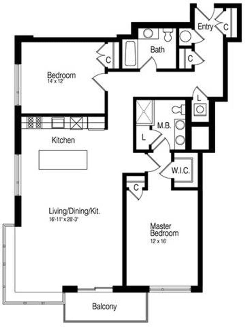 Hackensack Apartment: 295 Polifly Road