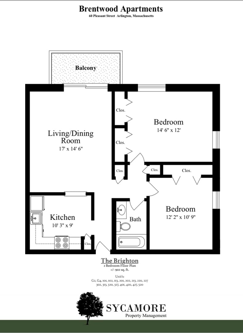 Arlington Apartment: 60 Pleasant Street