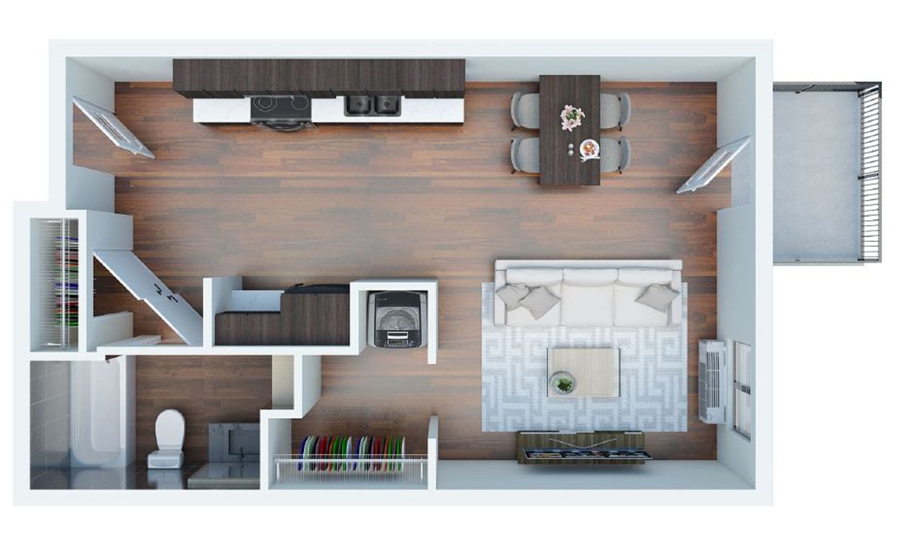 Mason City Apartment: 100 4th St. SW