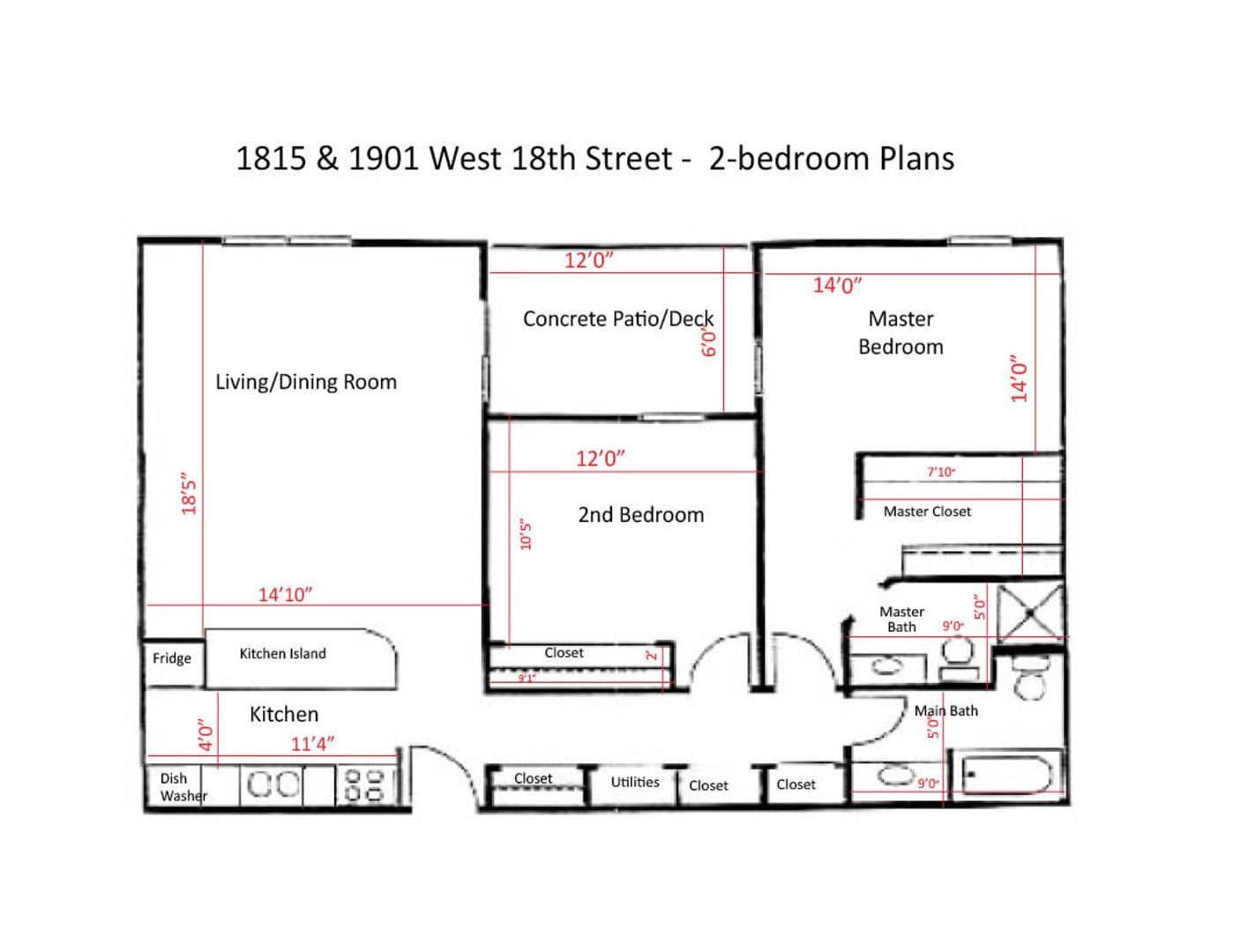 Cedar Falls Apartment: 1815  West 18th St