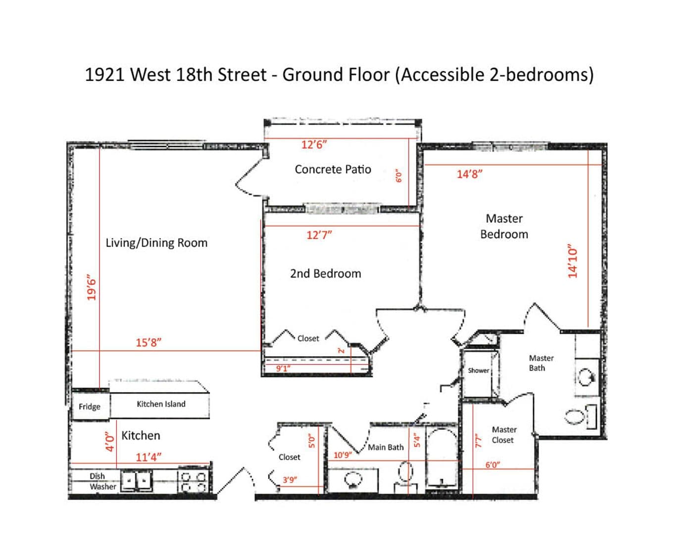 Cedar Falls Apartment: 1815  West 18th St