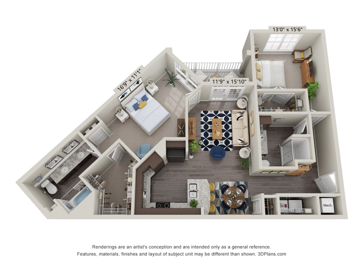 Richmond Apartment: 1500 German School Road