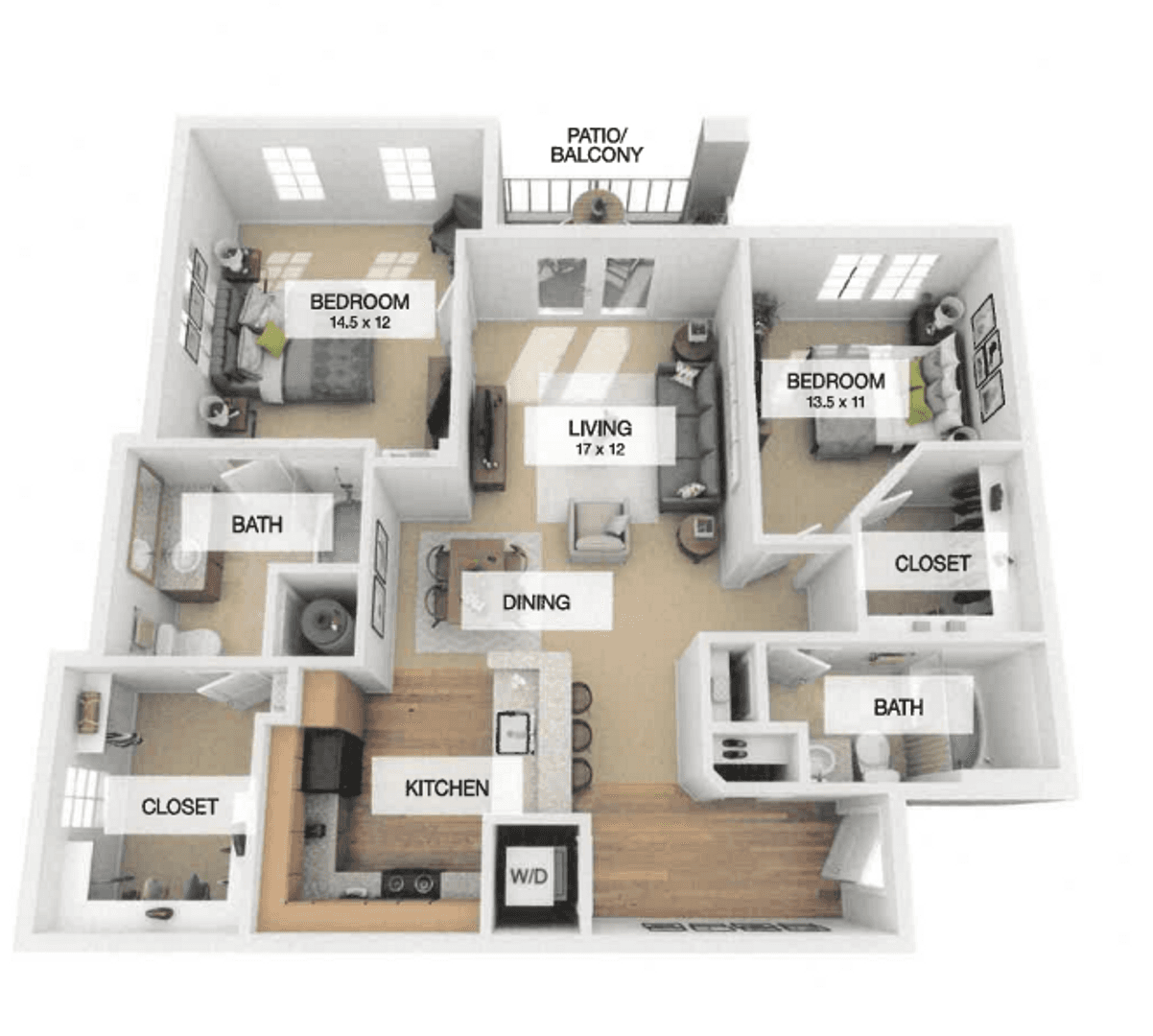 Fredericksburg Apartment: 4660 Monroe Way