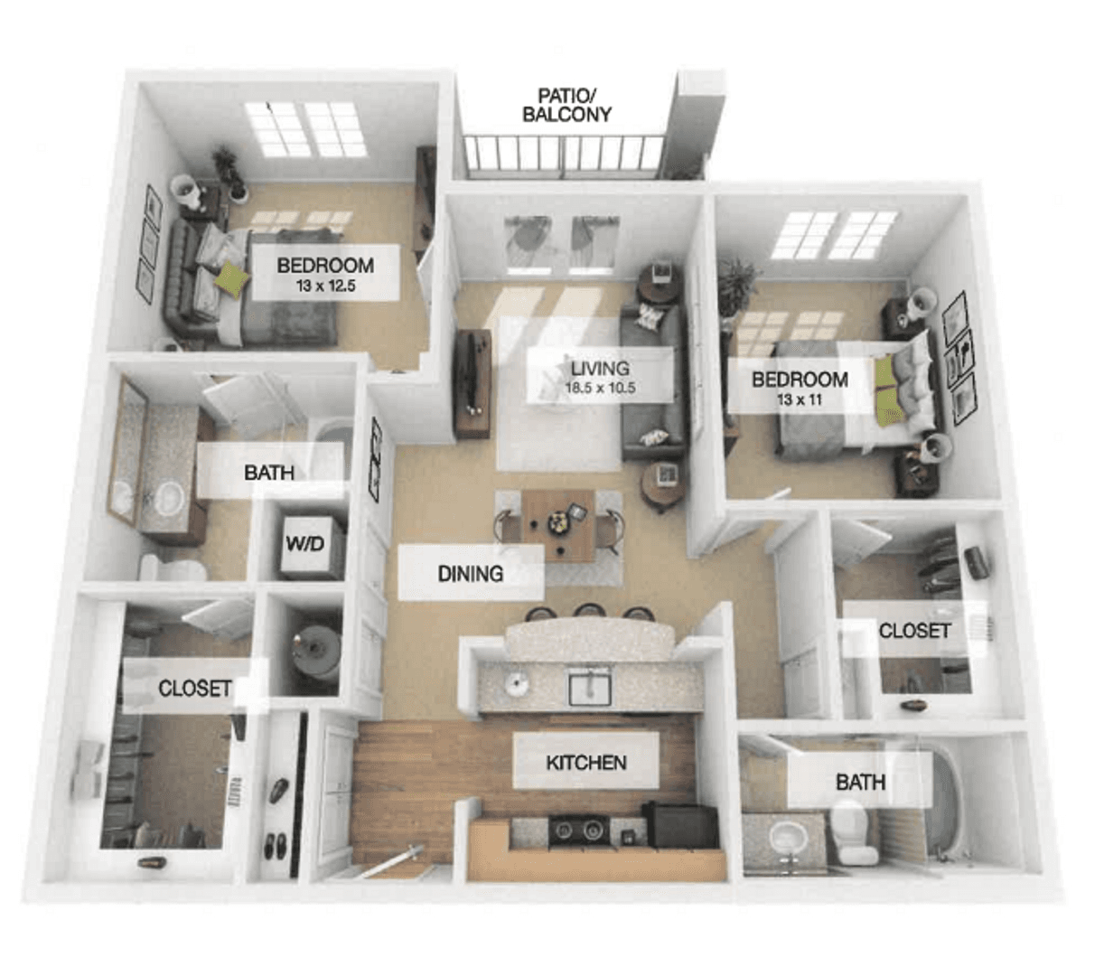 Fredericksburg Apartment: 4660 Monroe Way