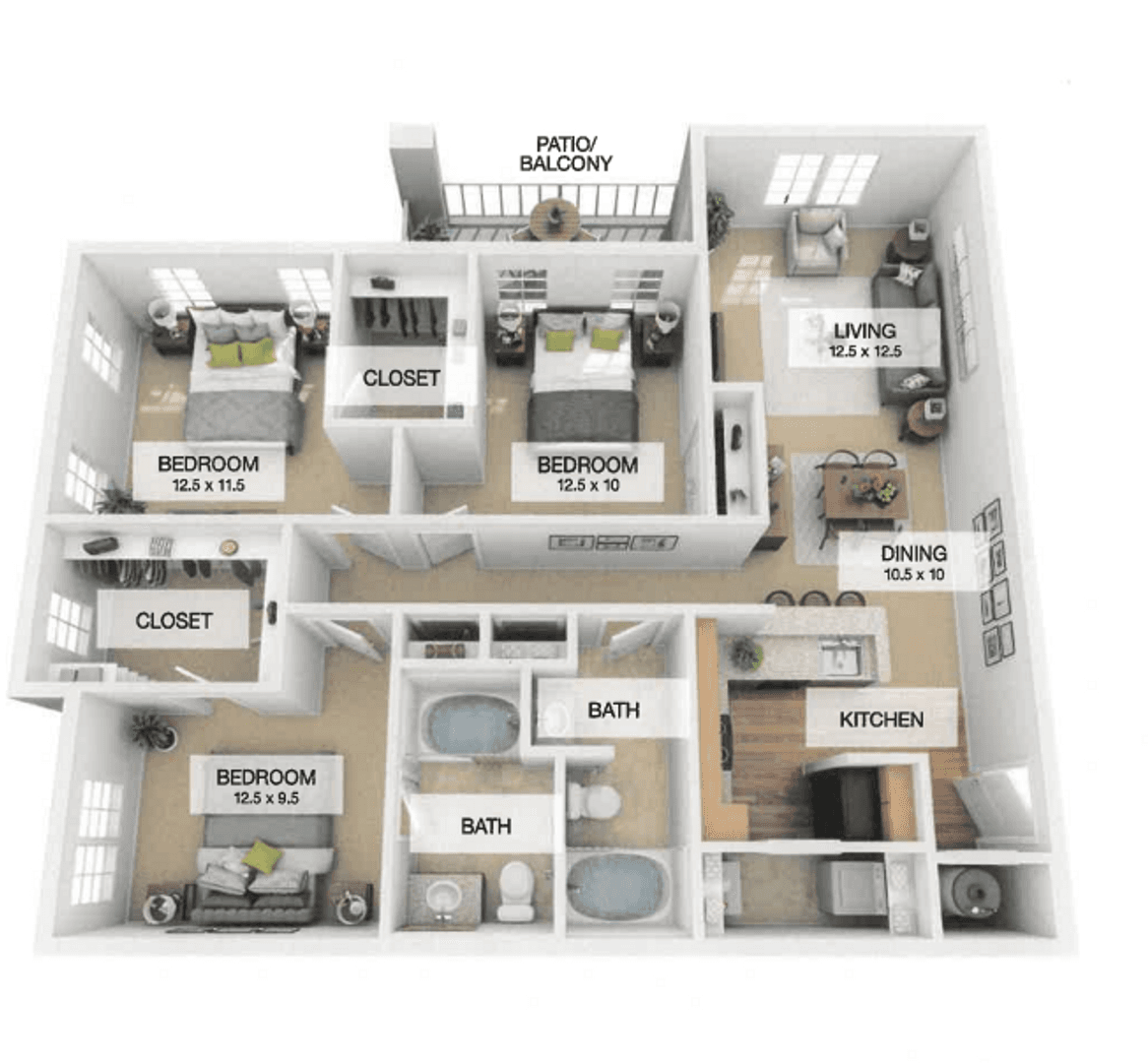 Fredericksburg Apartment: 4660 Monroe Way