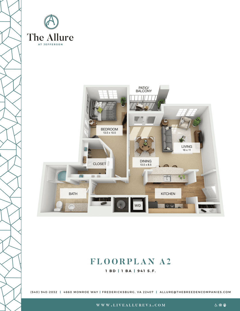 Fredericksburg Apartment: 4660 Monroe Way