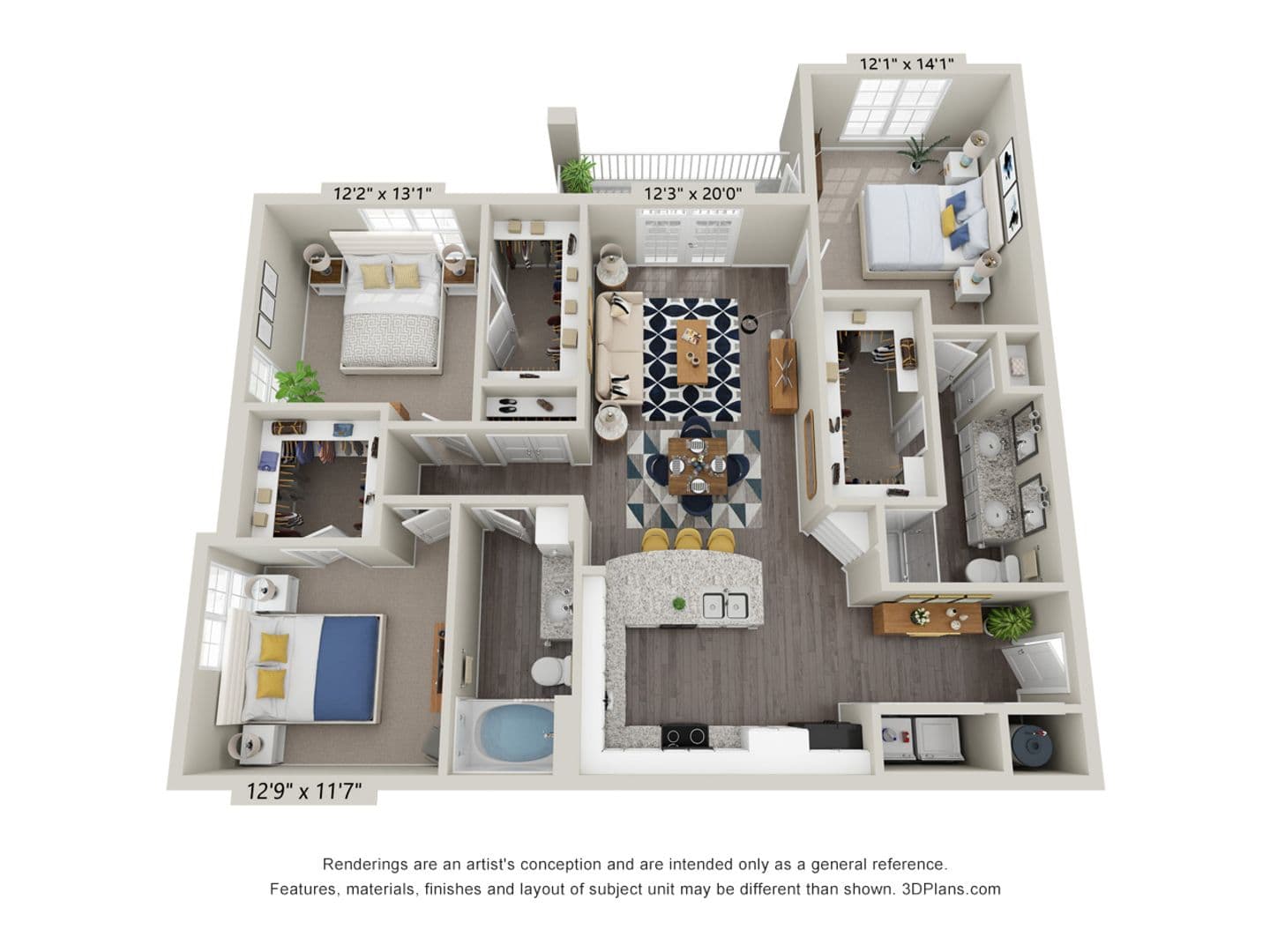 Richmond Apartment: 1500 German School Road