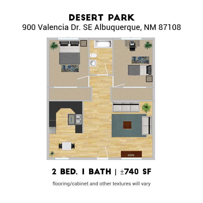 Albuquerque Apartment: 900 Valencia Dr. SE