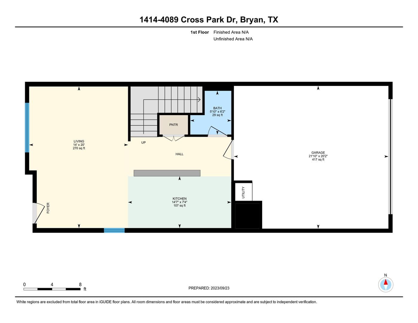 Bryan Townhome: 4089 Cross Park Drive - 1314