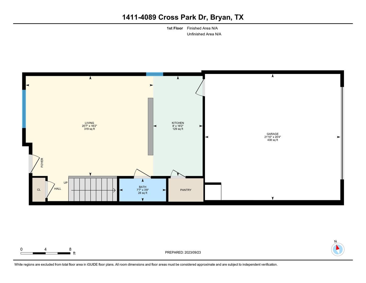 Bryan Townhome: 4089 Cross Park Drive - 511