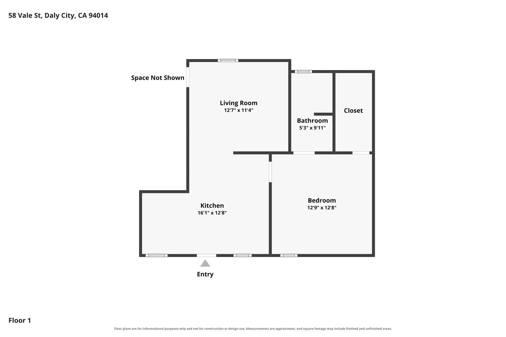 Daly City Apartment: 58 Vale St