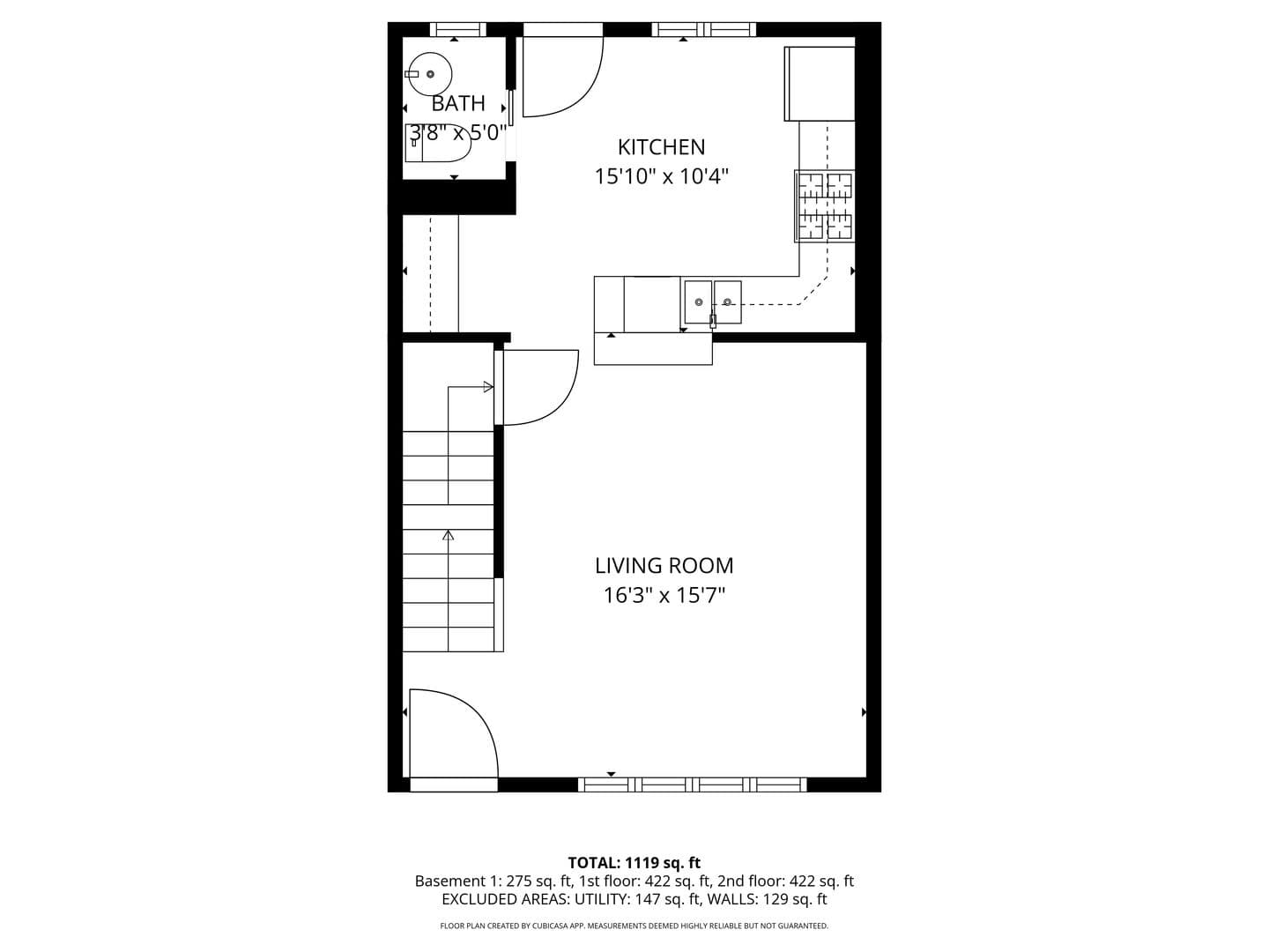 La Grange Apartment: 13-15 S Waiola Ave