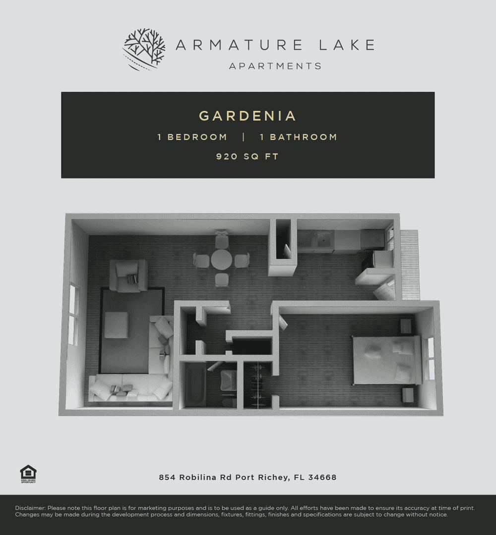 Port Richey Apartment: 8540 Robilina Rd