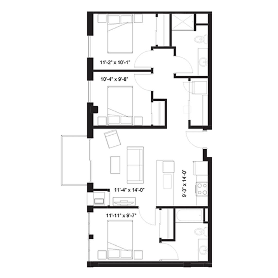 Minneapolis Apartment: 711 4th St SE