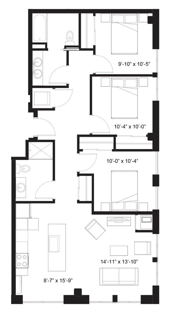 Minneapolis Apartment: 711 4th St SE