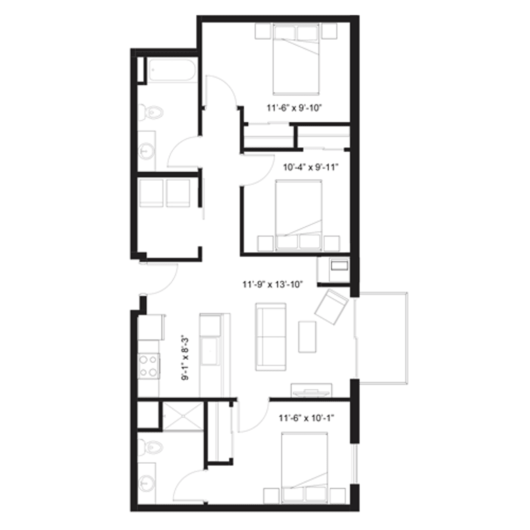 Minneapolis Apartment: 711 4th St SE