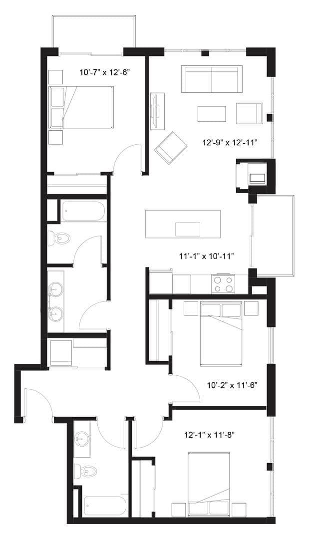 Minneapolis Apartment: 711 4th St SE