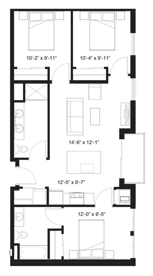 Minneapolis Apartment: 711 4th St SE