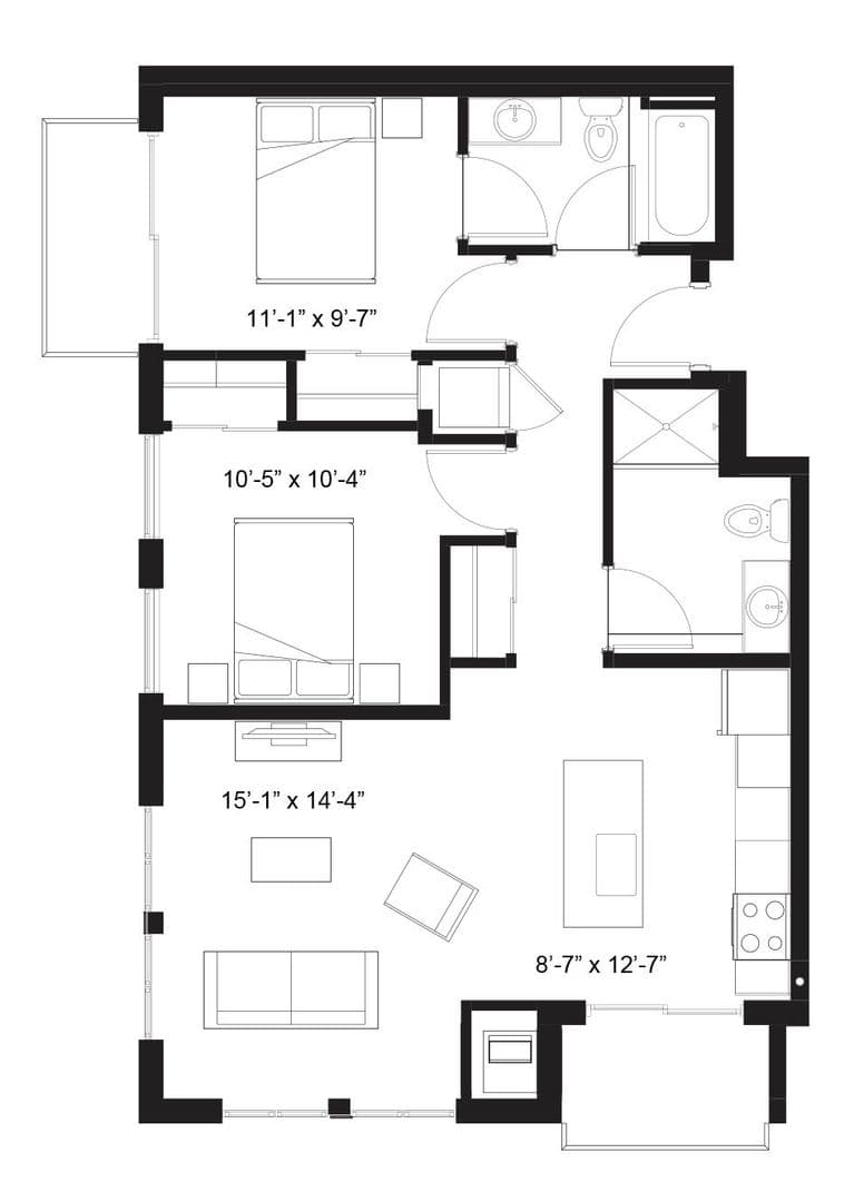 Minneapolis Apartment: 711 4th St SE