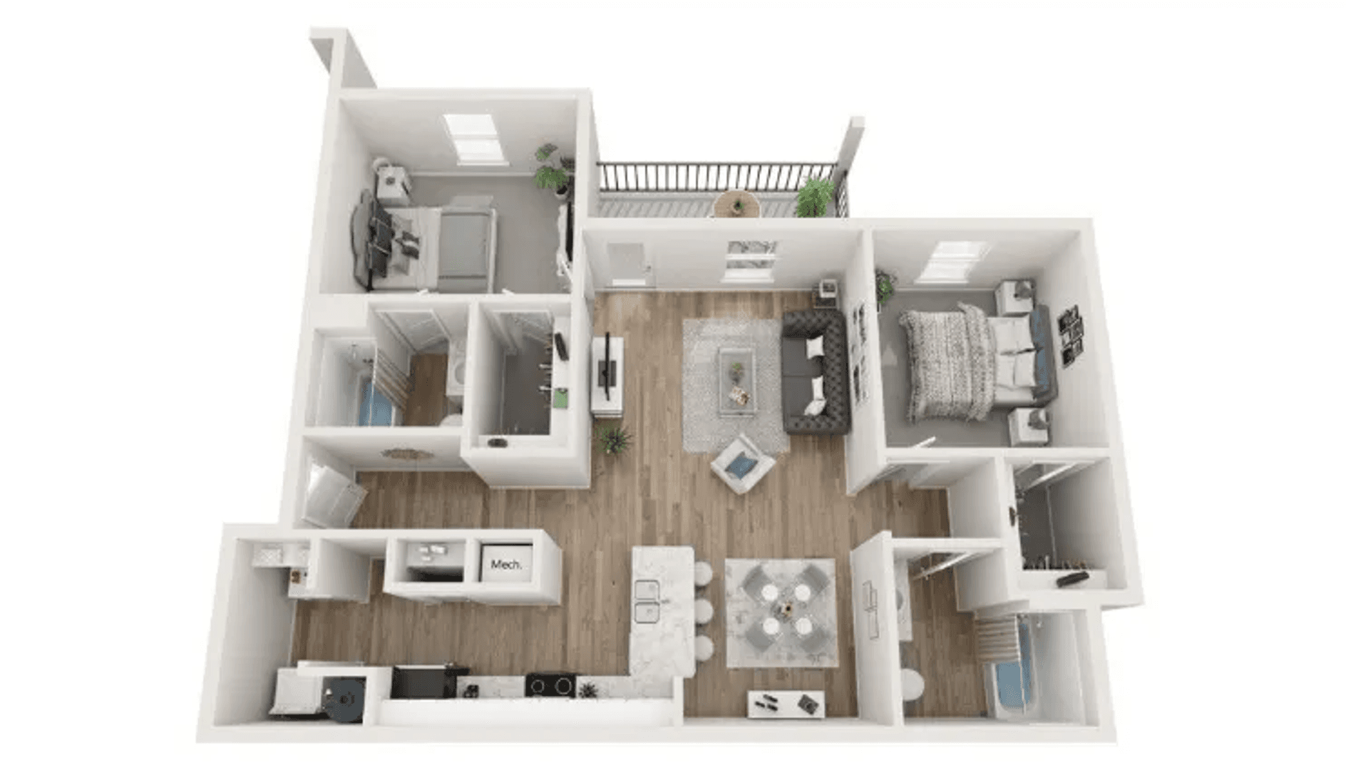 Biloxi Apartment: 14912 Mallett Road